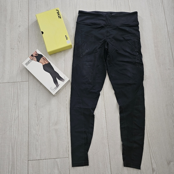 2XU Womens Mid Rise Compression Tights - Picture 2 of 7